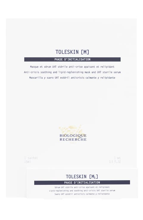 Toleskin [M] Soothing & Lipid-Replenishing Mask & Serum Set