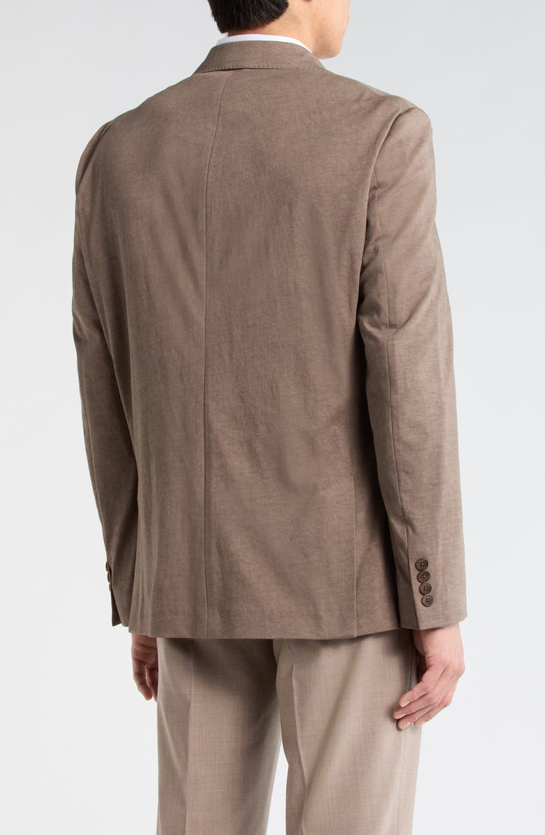 Calvin Klein Two-Button Sport Coat, Alternate, color, Tan