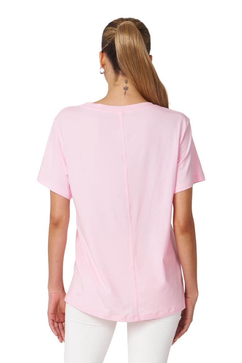 Rebody Essentials Oversized Short Sleeve Top, Alternate, color, Pink
