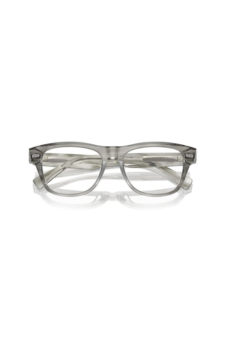 54mm Rectangle optical glasses, Alternate, color, Grey
