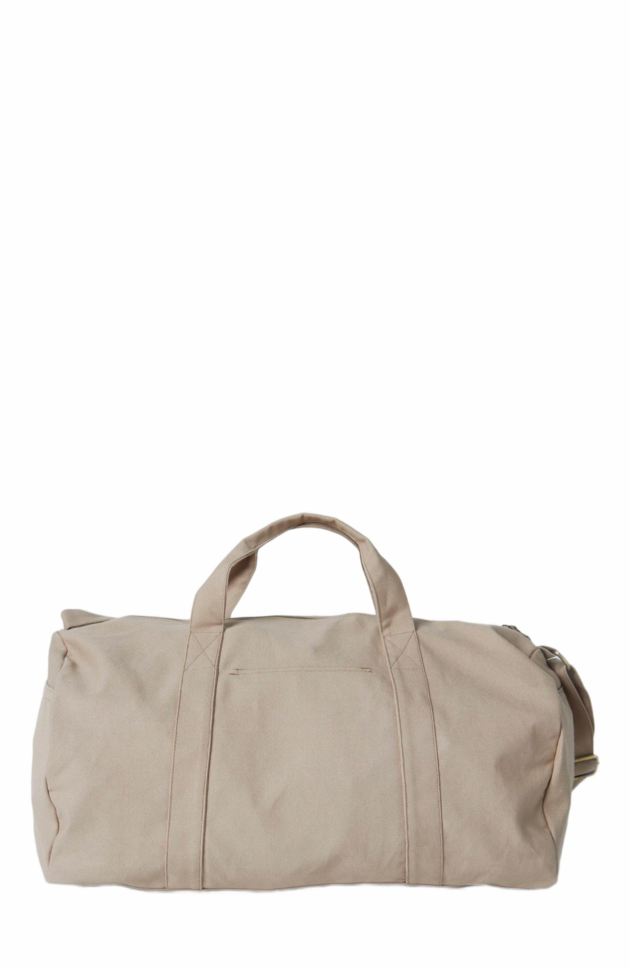 Organic Cotton Duffle Bag, Alternate, color, Sand Dune