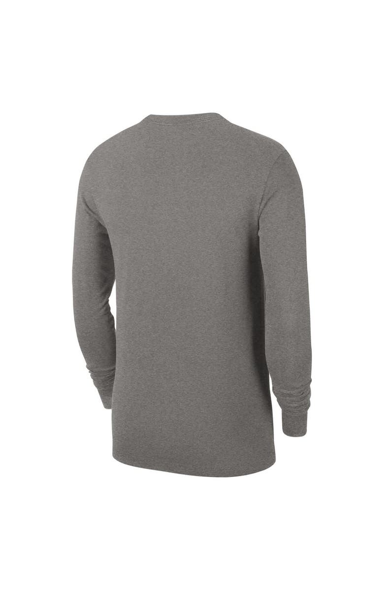 Nike Men's Nike Charcoal San Antonio Spurs Authentic Long Sleeve Practice T-Shirt, Alternate, color, Charcoal