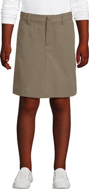 Lands' End School Uniform Girls Active Chino Skort Top of the Knee