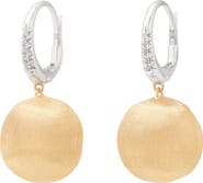 Marco Bicego 18K Gold & Diamond Drop Earrings