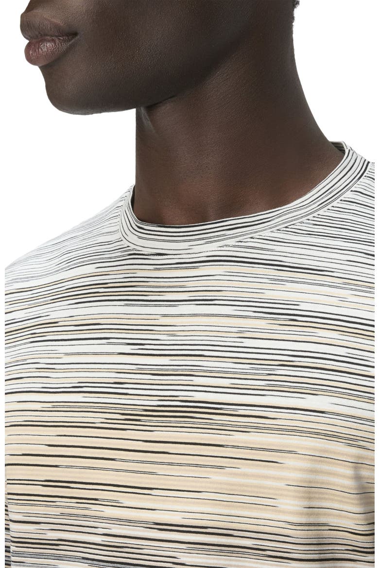 T-shirt With Faded Flame Pattern, Alternate, color, Grey