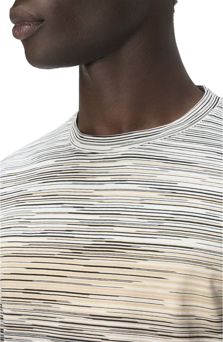 Missoni T-shirt With Faded Flame Pattern, Alternate, color, Grey