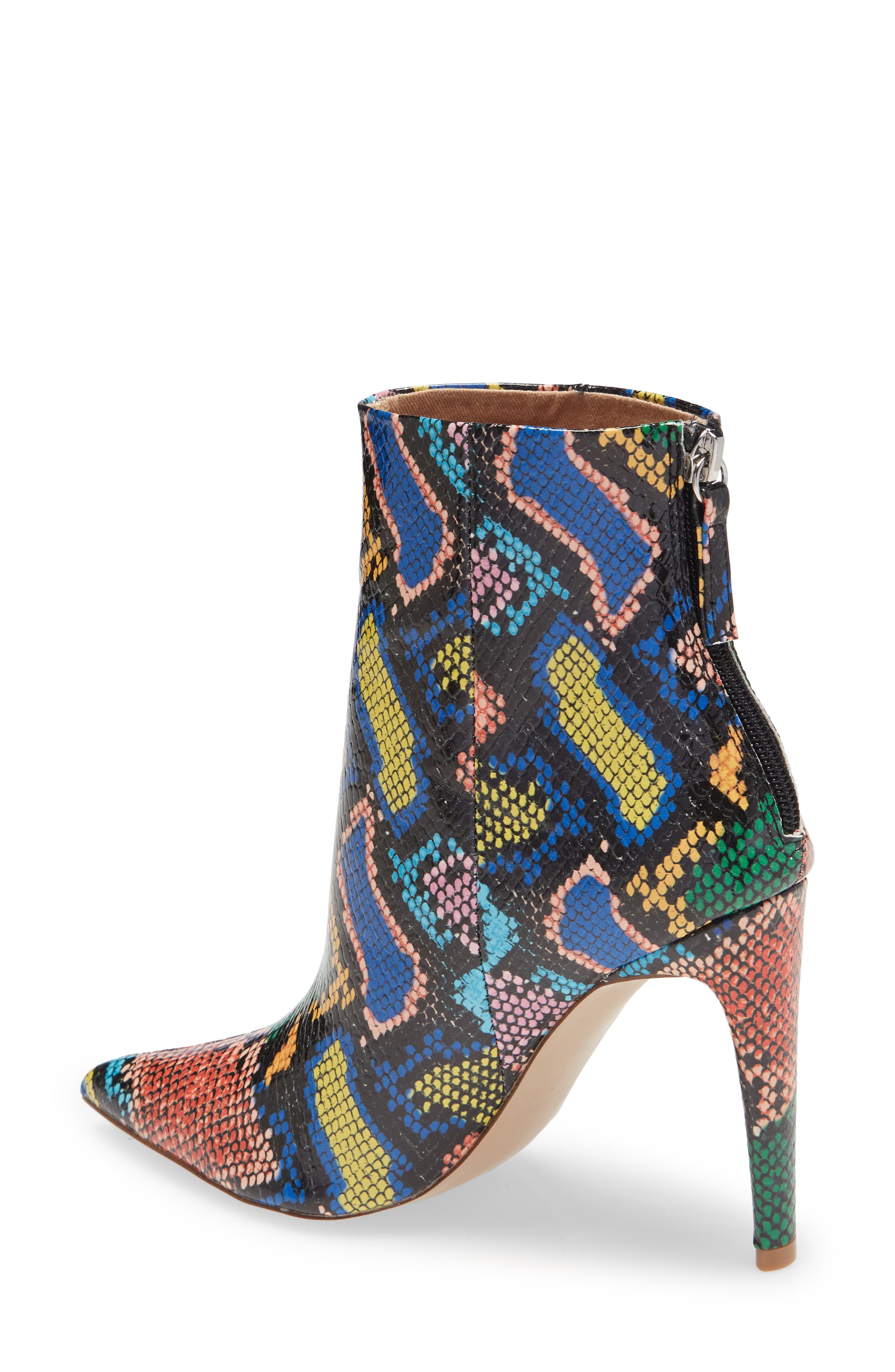 Halena Pointed Toe Bootie, Alternate, color, BRIGHT MULTI