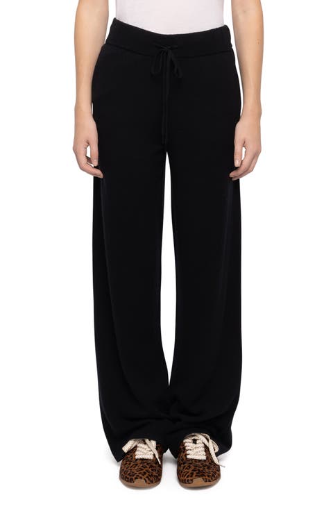 Parraz Wide Leg Wool & Cashmere Pants