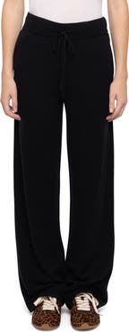 Zadig & Voltaire Parraz Wide Leg Wool & Cashmere Pants