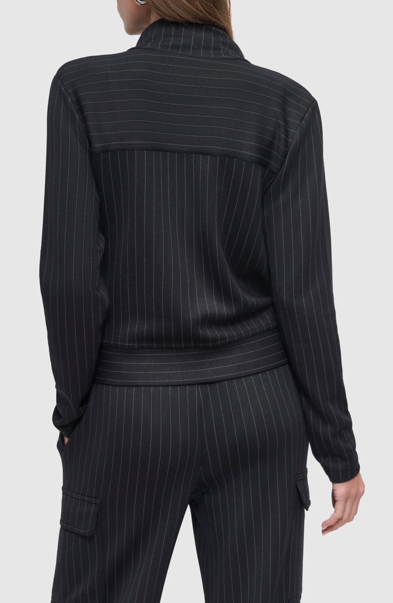 DKNY Mixed Pinstripe Jacket, Alternate, color, 