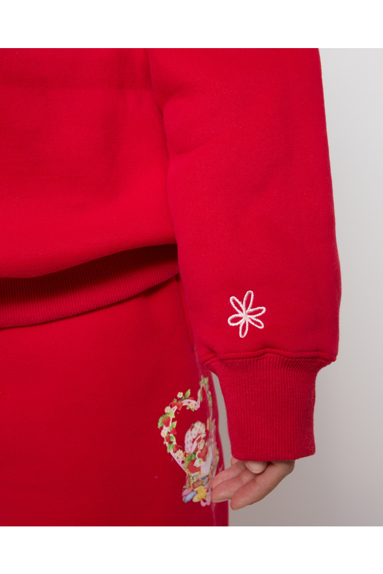 LIFE IS SWEET CREWNECK, Alternate, color, RED