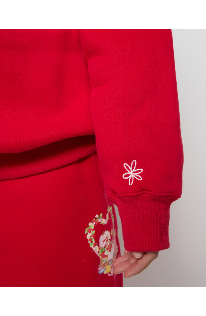 Samii Ryan LIFE IS SWEET CREWNECK, Alternate, color, Red