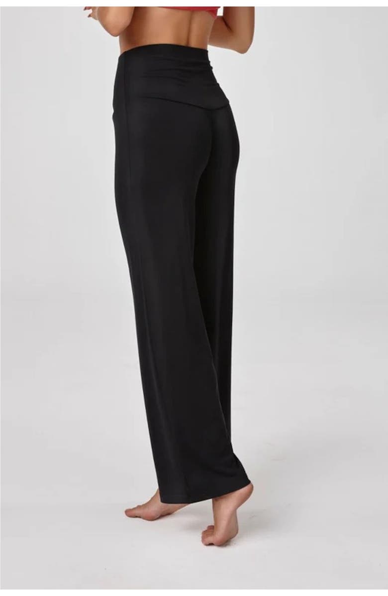 Forever & Always Alara Modal Corset Waist Pants, Alternate, color, Black