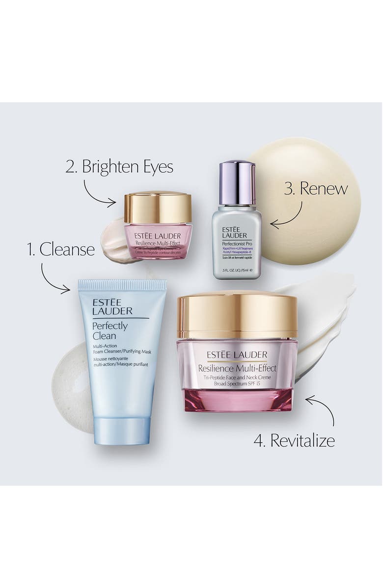 Estée Lauder Resilience Cream Holiday Skin Care Gift Set $194 Value, Alternate, color, 