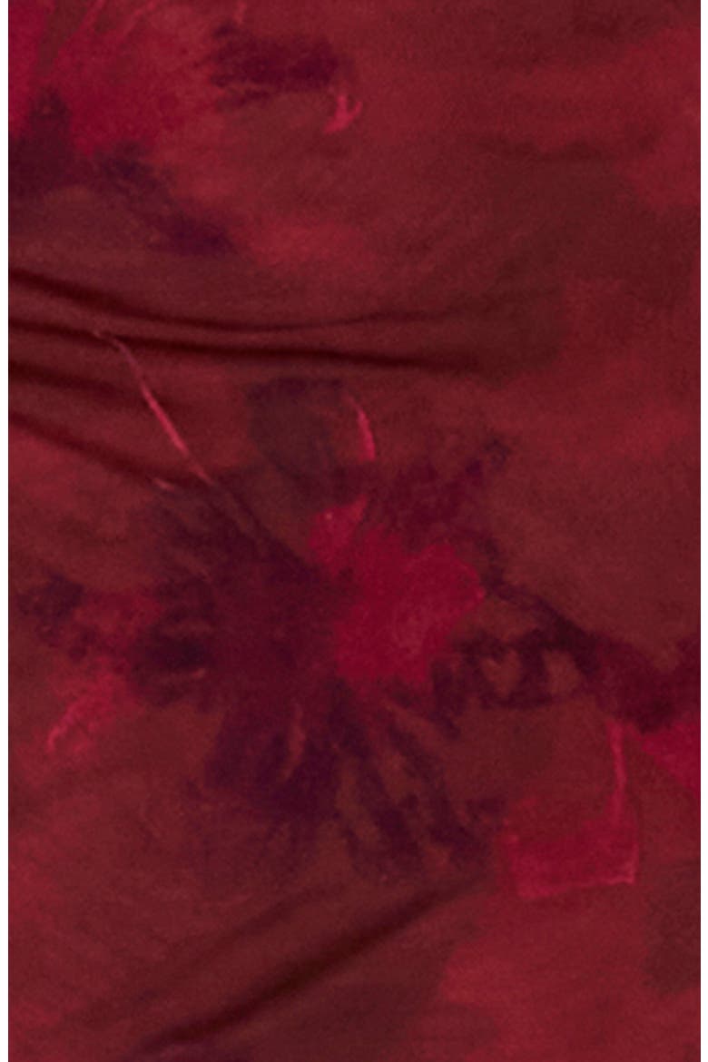 Rowa Strapless Midi Dress, Alternate, color, MERLOT