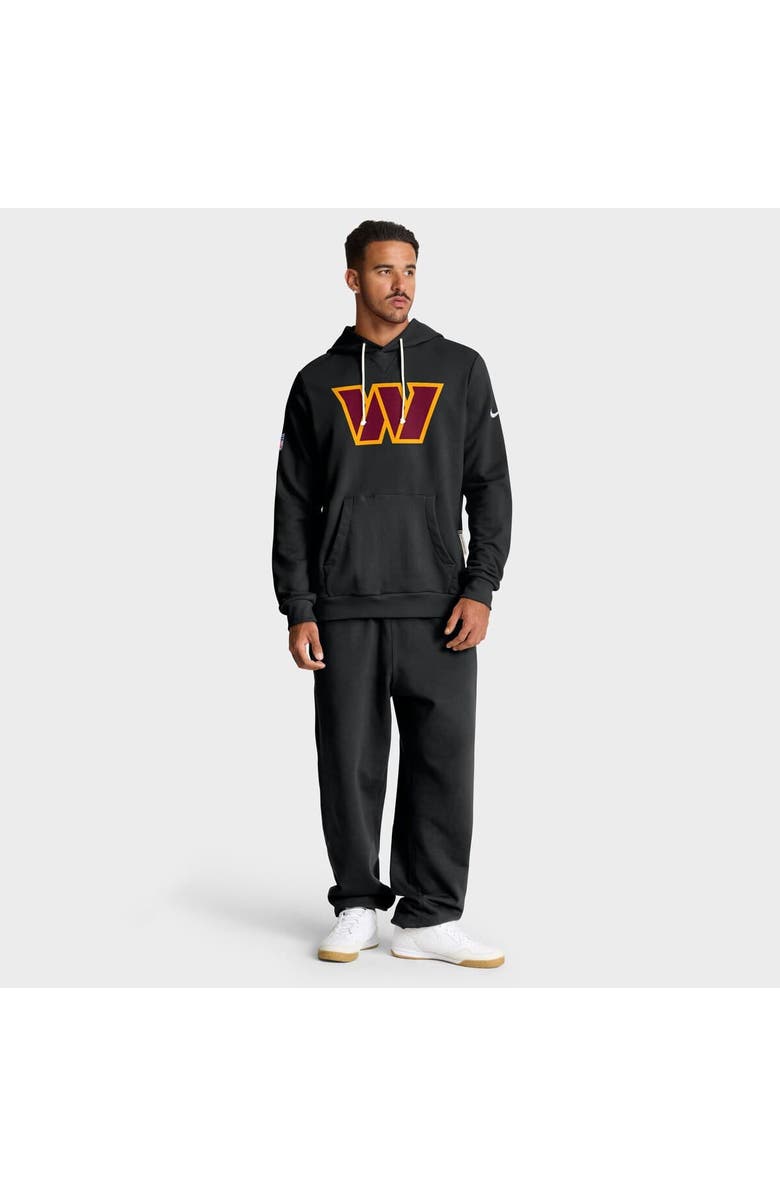 Nike Men's Nike Black Washington Commanders Sideline Standard Issue Initial Home Dri-FIT Hoodie, Alternate, color, Black