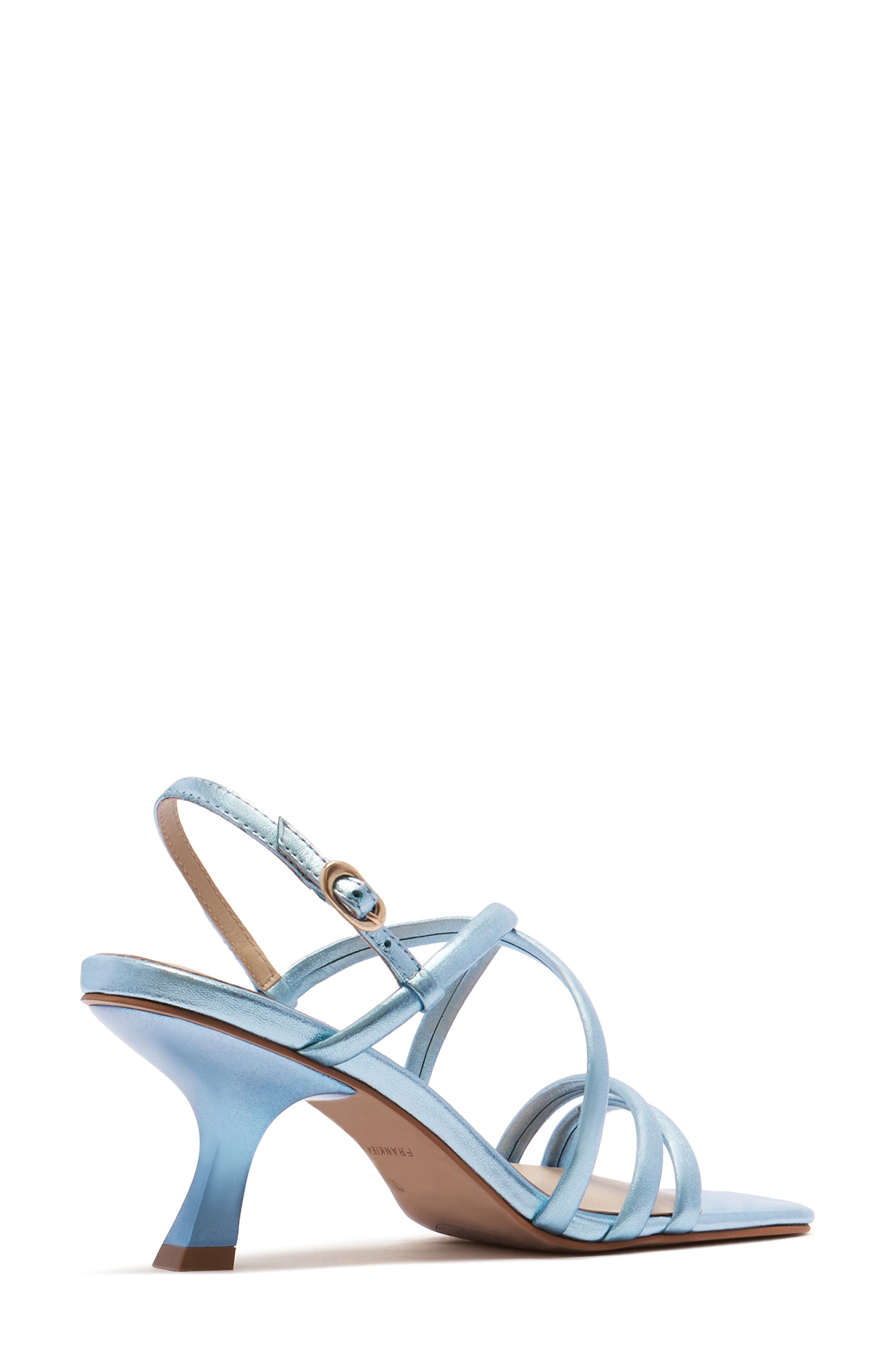 FRANKIE4 Giselle Strappy Slingback Sandal, Alternate, color, Blue Metallic