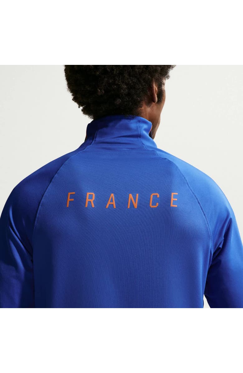 Nike Men's Nike Blue France National Team 2026 Strike Dri-FIT Quarter-Zip Drill Top, Alternate, color, Blue