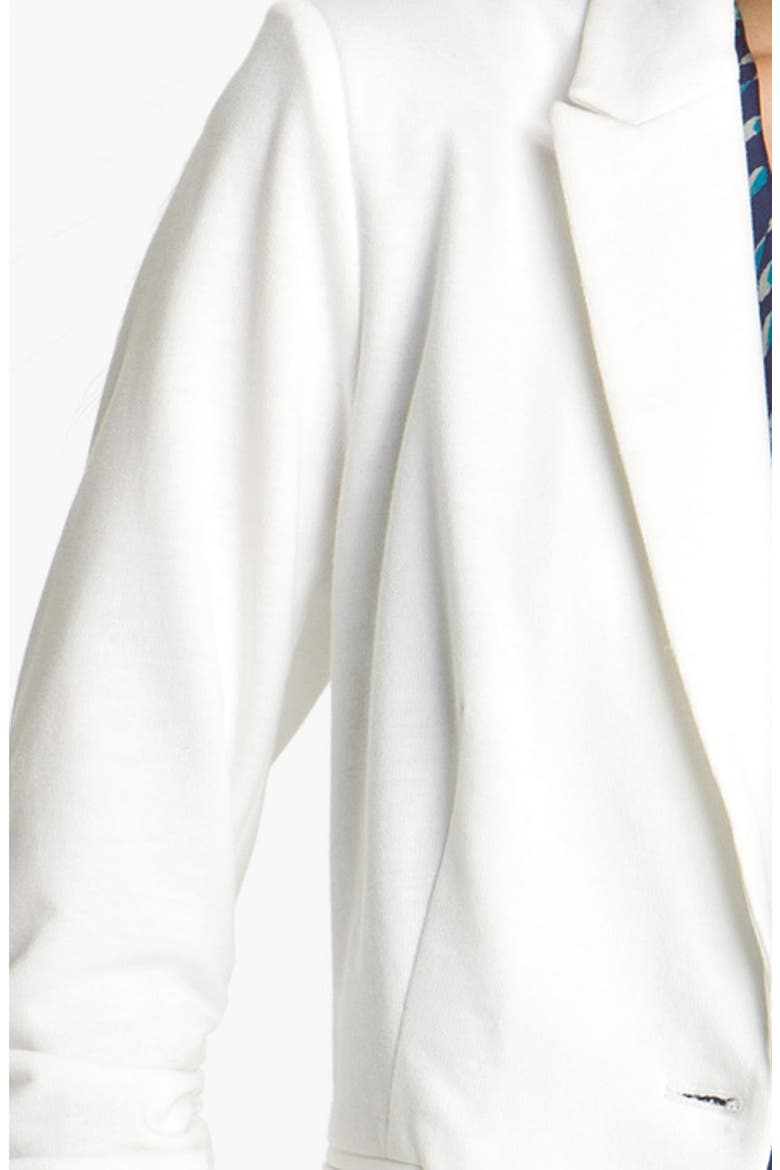 Ruched Sleeve Jacket, Alternate, color, IVORY