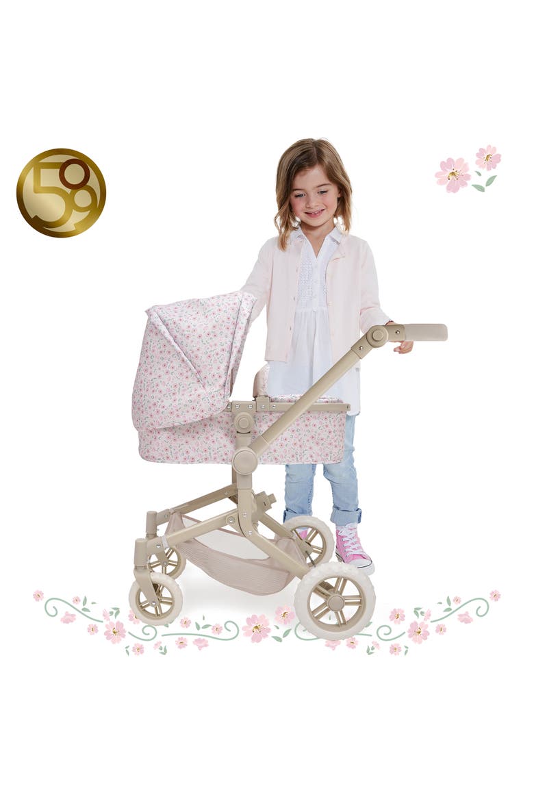 Little Flora City Park 2 in 1 Doll Pram, Alternate, color, Beige