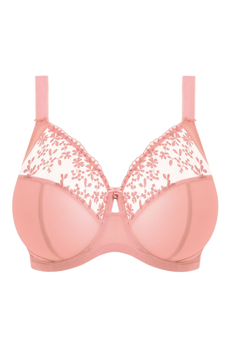 Zarla Full Figure Underwire Bra, Alternate, color, ROSE BUD
