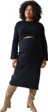 Ingrid & Isabel Sweater Midi Skirt Set