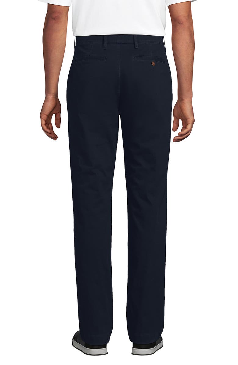 Lands' End Knockabout Comfort Waist Classic Fit Flannel Lined Chino Pant, Alternate, color, Radiant Navy