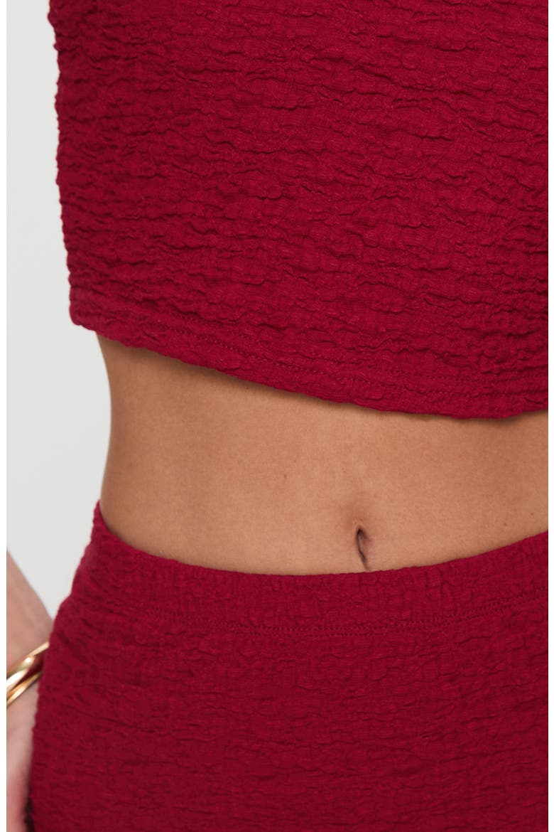 Martha Strapless Top & Maxi Skirt Set, Alternate, color, BURGUNDY