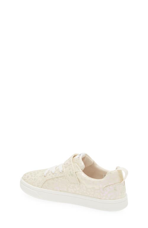 Toms Kids' Cruz Natural Iridescent Leopard Sneaker In Neutral