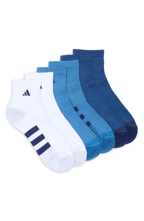 3-Pack Cushioned Quarter Crew Socks