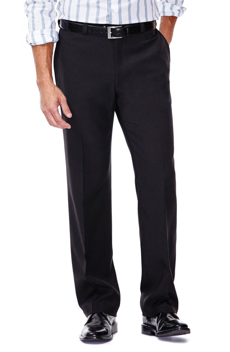 HAGGAR Eclo Stria Classic Fit Pants, Main, color,