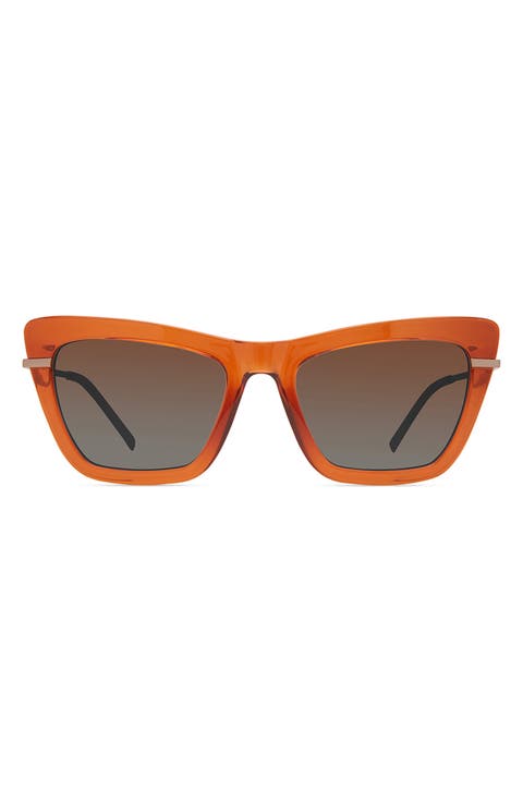 Dena 54mm Polarized Square Sunglasses