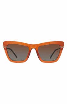 Eco Dena 54mm Polarized Square Sunglasses