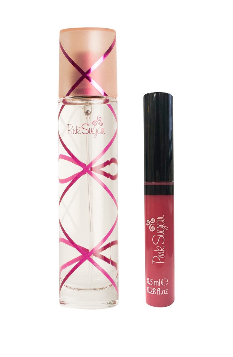 Pink Sugar Eau de Toilette & Lip Gloss 2-Piece Set, Main, color, 