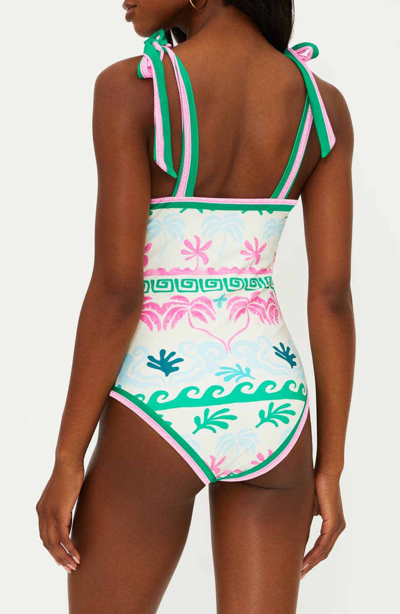 Beach Riot Shona One-Piece Swimsuit, Alternate, color, Tropical Palm