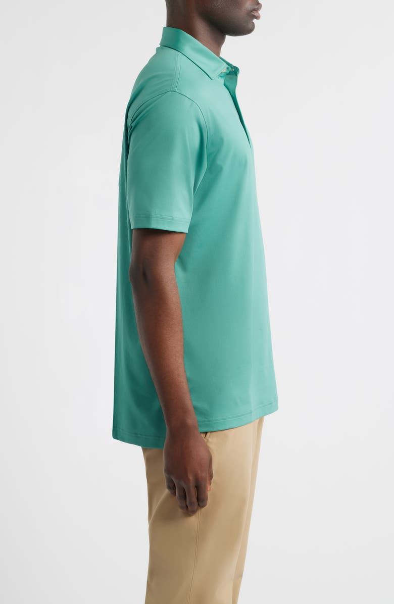 Peter Millar Solid Performance Polo, Alternate, color, Snow Pea