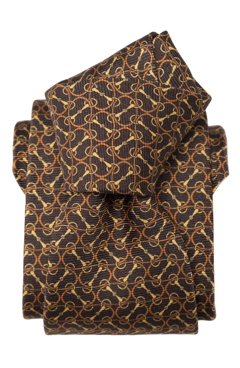 Elizabetta Palio - Extra Long Printed Silk Tie for Men, Alternate, color,