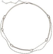 Lady Grey Dual Chain Necklace