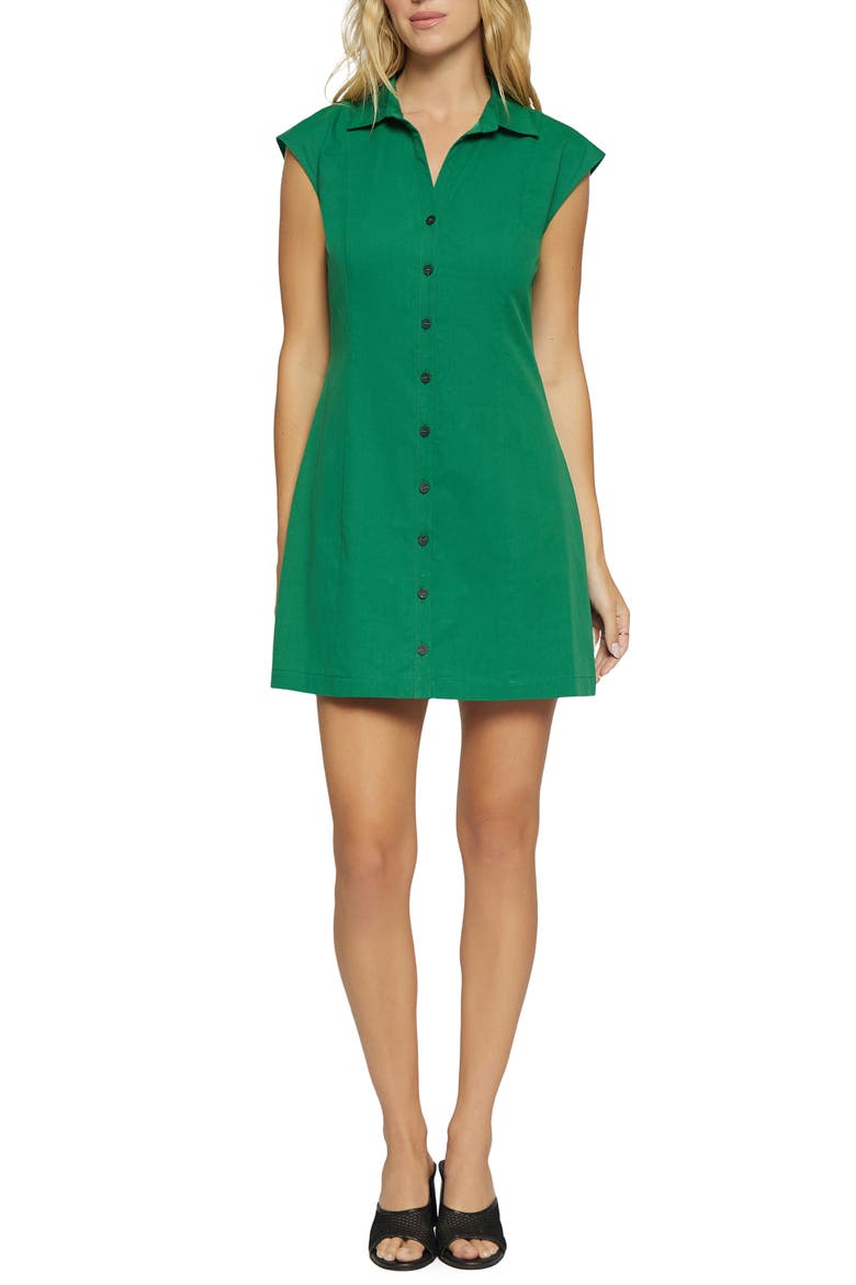 Portofino Bliss Minidress, Main, color, FOREST GREEN