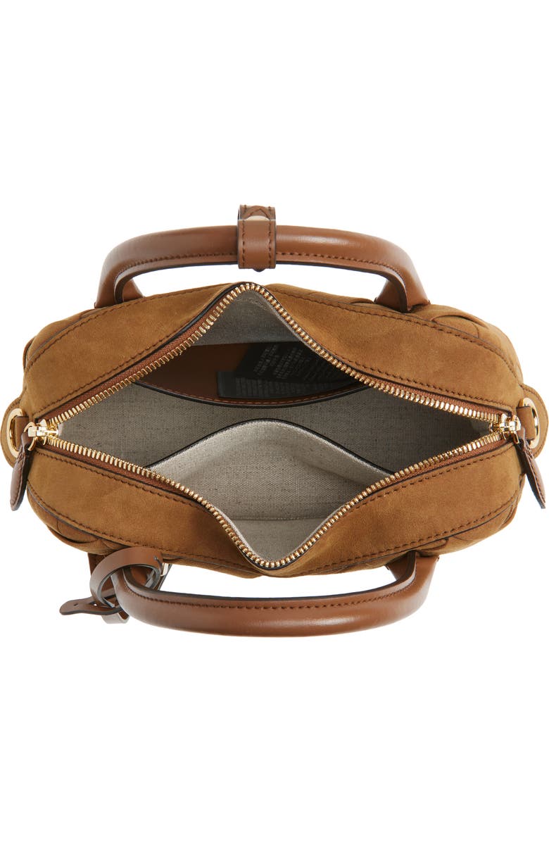 Stella McCartney Small Ryder Woven Bag, Alternate, color, Brandy