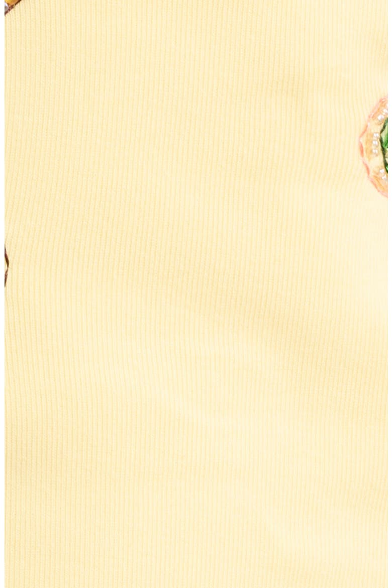 Beaded Hooded Halter Top, Alternate, color, YELLOW