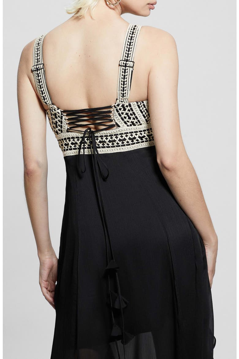 Serena Maxi Dress, Alternate, color, JET BLACK A996