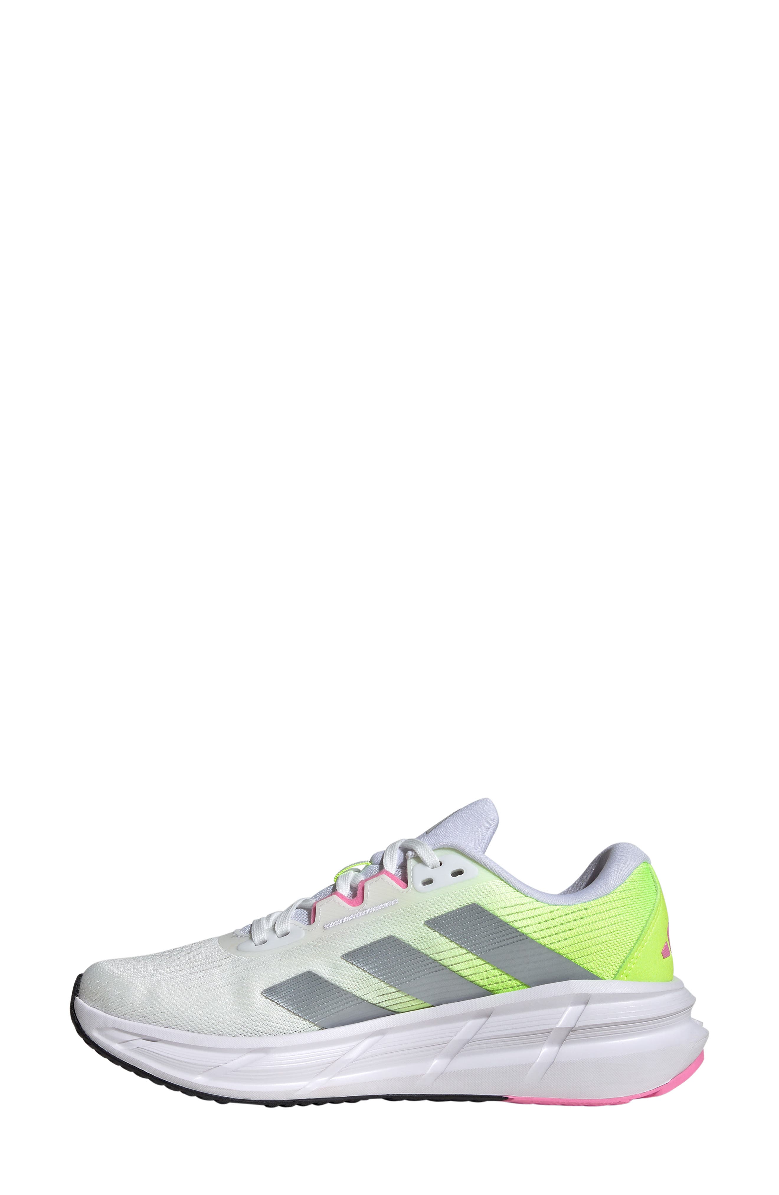 adidas Questar 3 Running Shoe, Alternate, color, White/ Halo Silver/ Bliss Pink