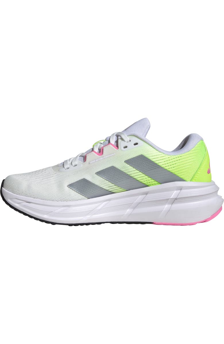 adidas Questar 3 Running Shoe, Alternate, color, White/ Halo Silver/ Bliss Pink
