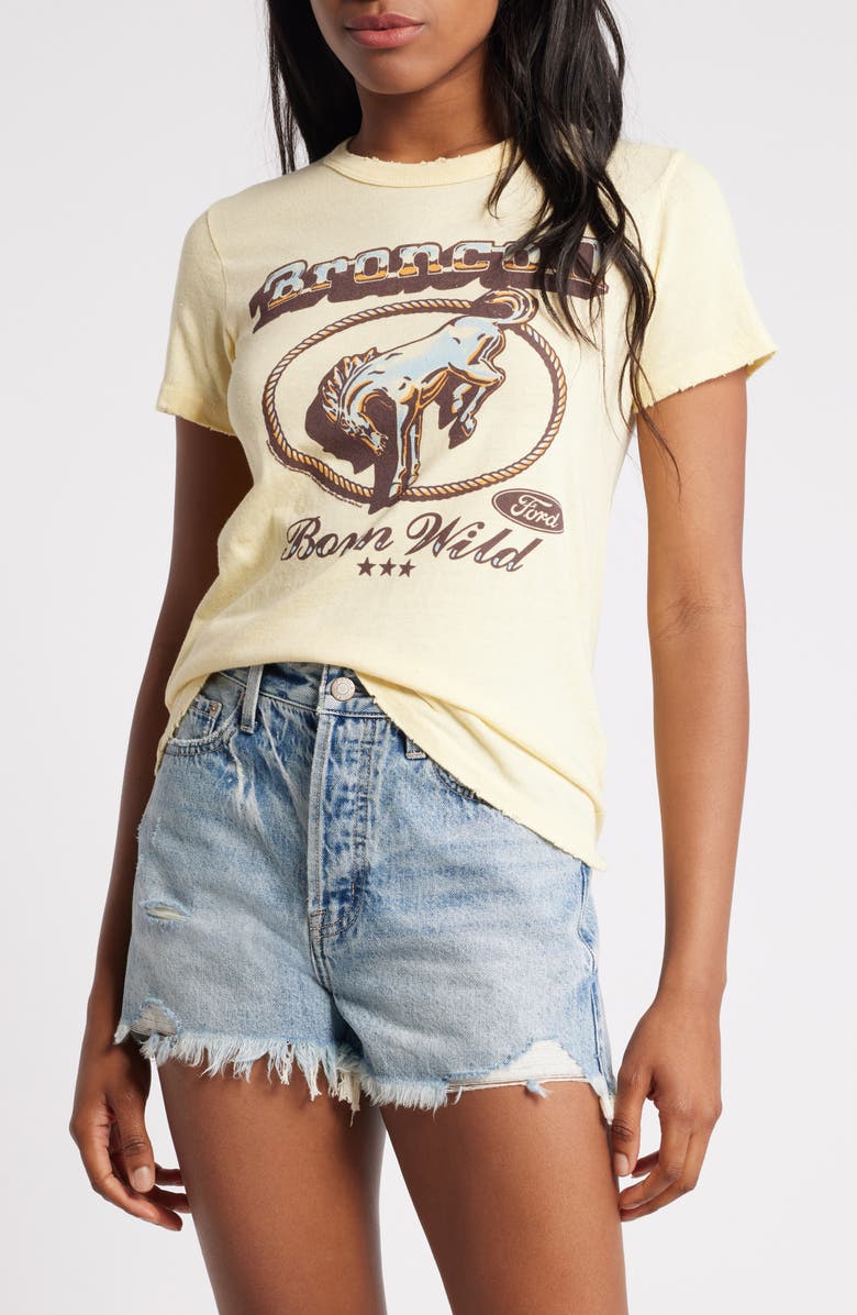 Junk Food Bronco Born Wild Graphic T-Shirt, Main, color, 