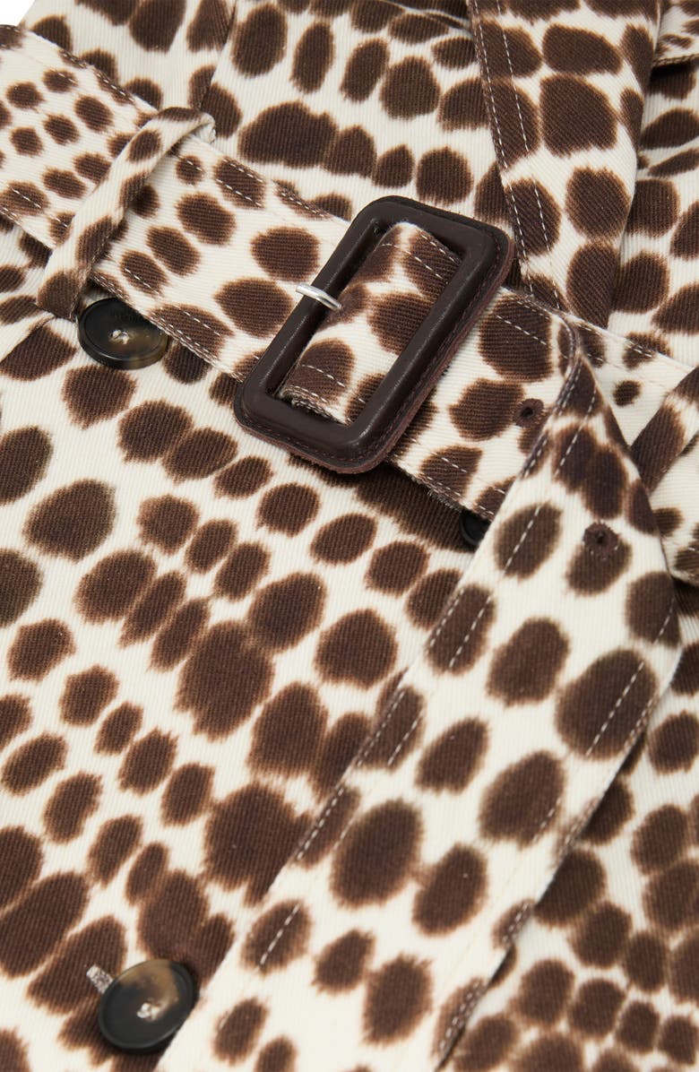 Reiss Concordia Print Belted Sleeveless Maxi Dress, Alternate, color, Chocolate