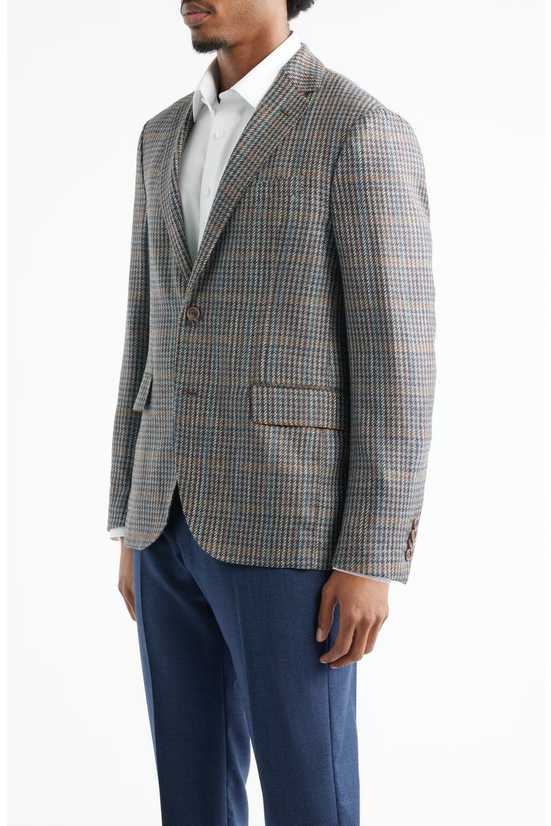 Treviso Wool & Silk Sport Coat, Alternate, color, BLUE