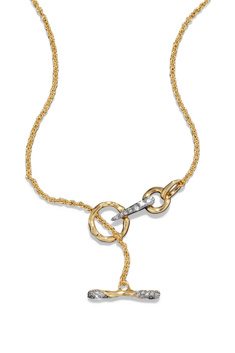 Solanales Crystal Pavé Toggle Necklace, Alternate, color, CRYSTALS