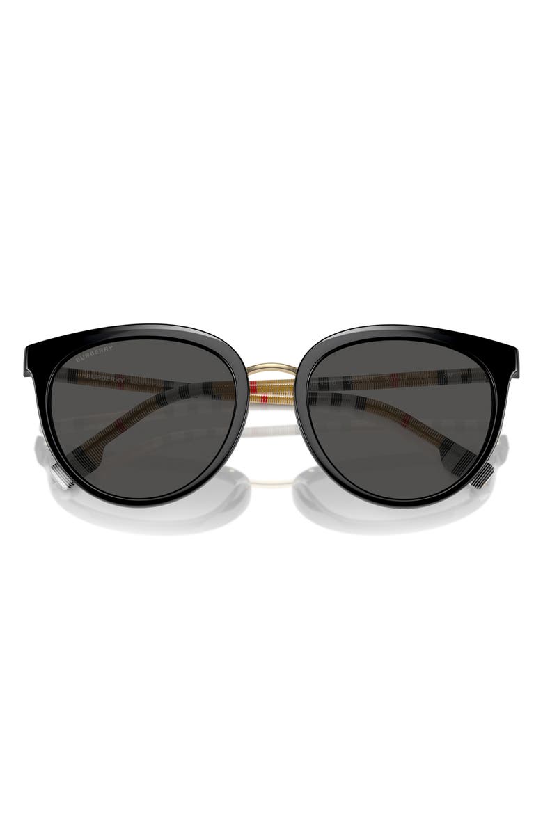 Burberry 54mm Round Sunglasses, Alternate, color,