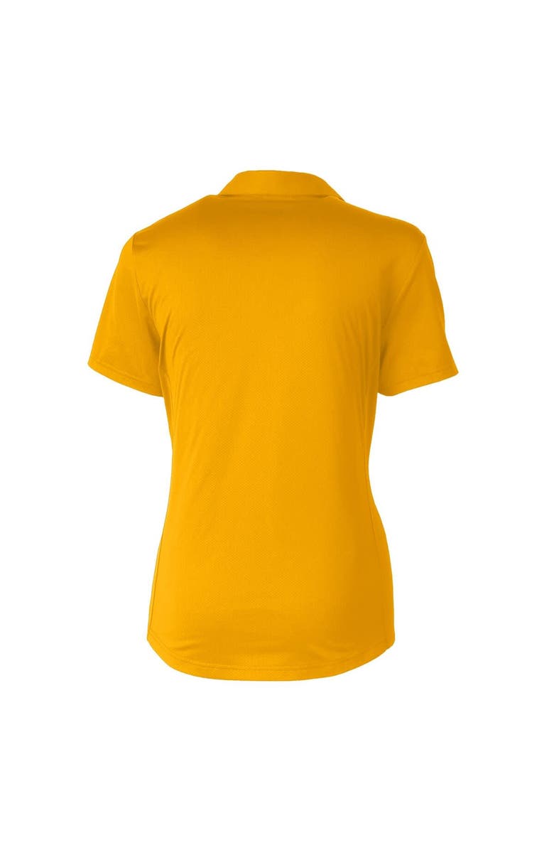 Cutter & Buck Women's Cutter & Buck Gold Iowa State Cyclones Prospect Textured Stretch Polo, Alternate, color, Gold
